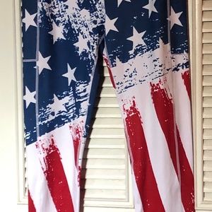 CVG Flag leggings with pocket and gusset